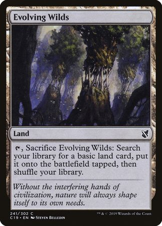 Evolving Wilds [Commander 2019] | Dumpster Cat Games