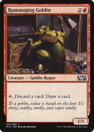 Rummaging Goblin [Magic 2015] | Dumpster Cat Games