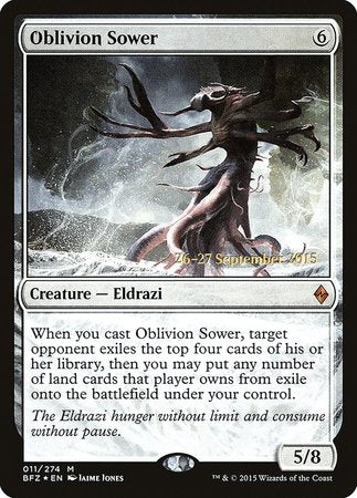 Oblivion Sower [Battle for Zendikar Promos] | Dumpster Cat Games
