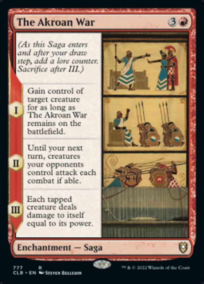 The Akroan War [Commander Legends: Battle for Baldur's Gate] | Dumpster Cat Games