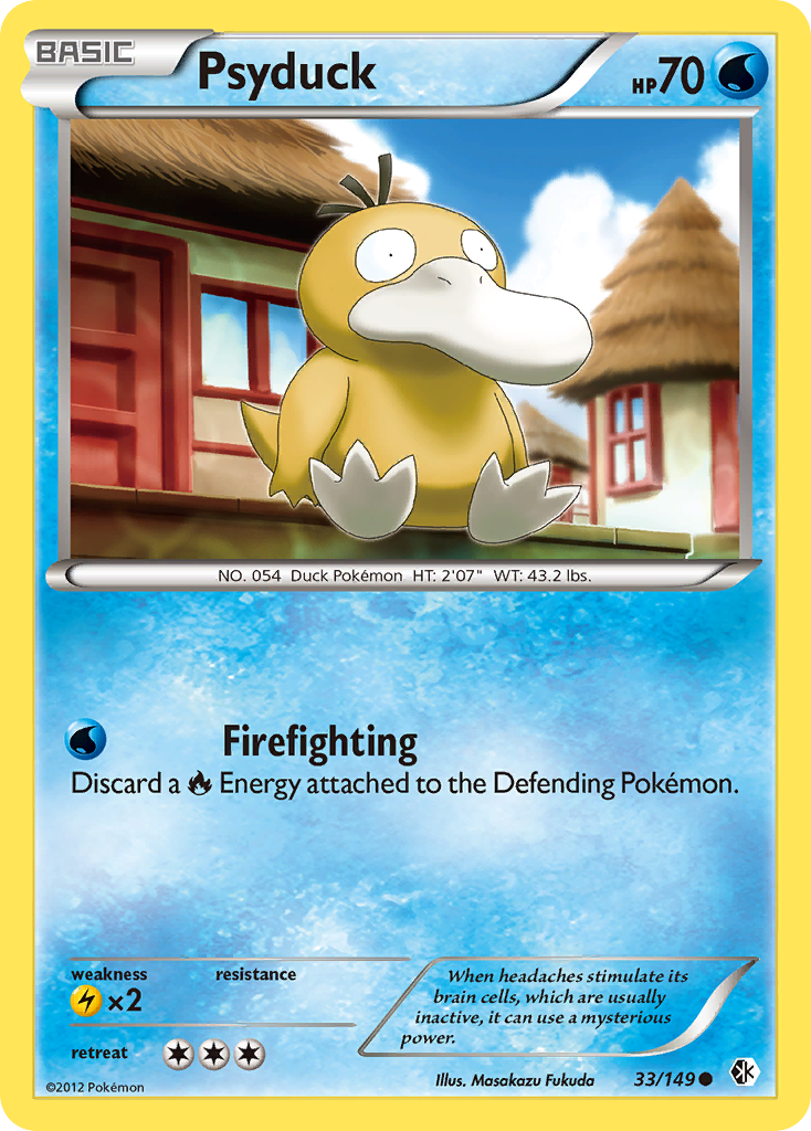 Psyduck (33/149) [Black & White: Boundaries Crossed] | Dumpster Cat Games