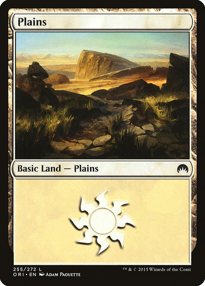 Plains (255) [Magic Origins] | Dumpster Cat Games