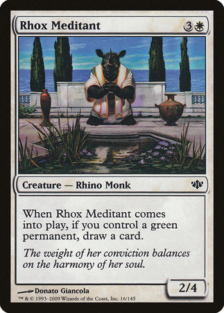Rhox Meditant [Conflux] | Dumpster Cat Games
