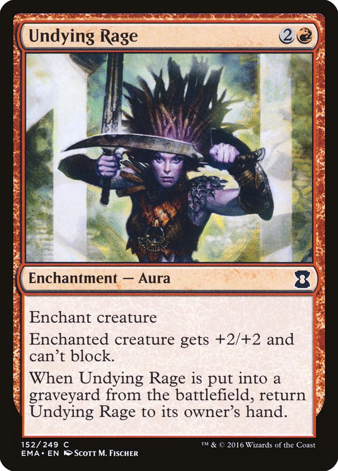 Undying Rage [Eternal Masters] | Dumpster Cat Games