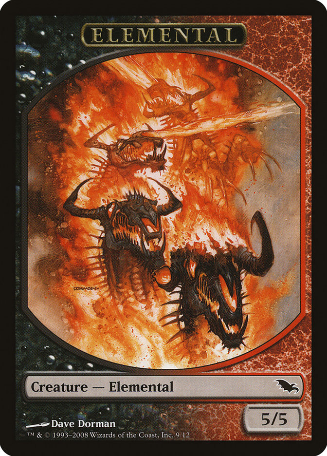 Elemental (9/12) [Shadowmoor Tokens] | Dumpster Cat Games