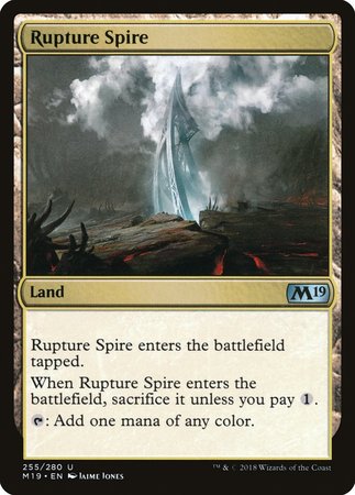 Rupture Spire [Core Set 2019] | Dumpster Cat Games