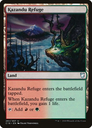 Kazandu Refuge [Commander 2018] | Dumpster Cat Games