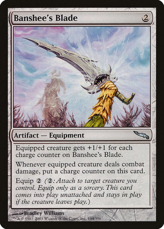 Banshee's Blade [Mirrodin] | Dumpster Cat Games