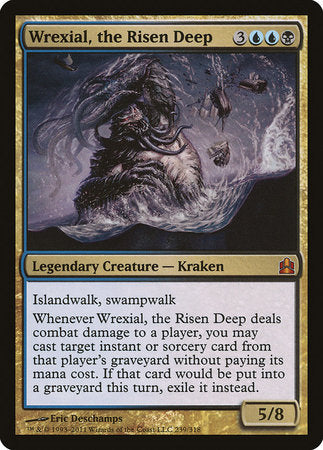 Wrexial, the Risen Deep [Commander 2011] | Dumpster Cat Games