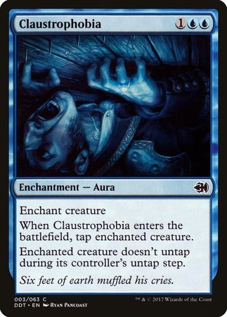 Claustrophobia [Duel Decks: Merfolk vs. Goblins] | Dumpster Cat Games