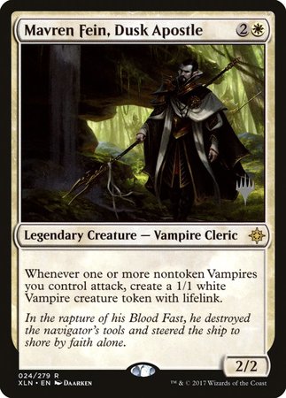 Mavren Fein, Dusk Apostle [Ixalan Promos] | Dumpster Cat Games