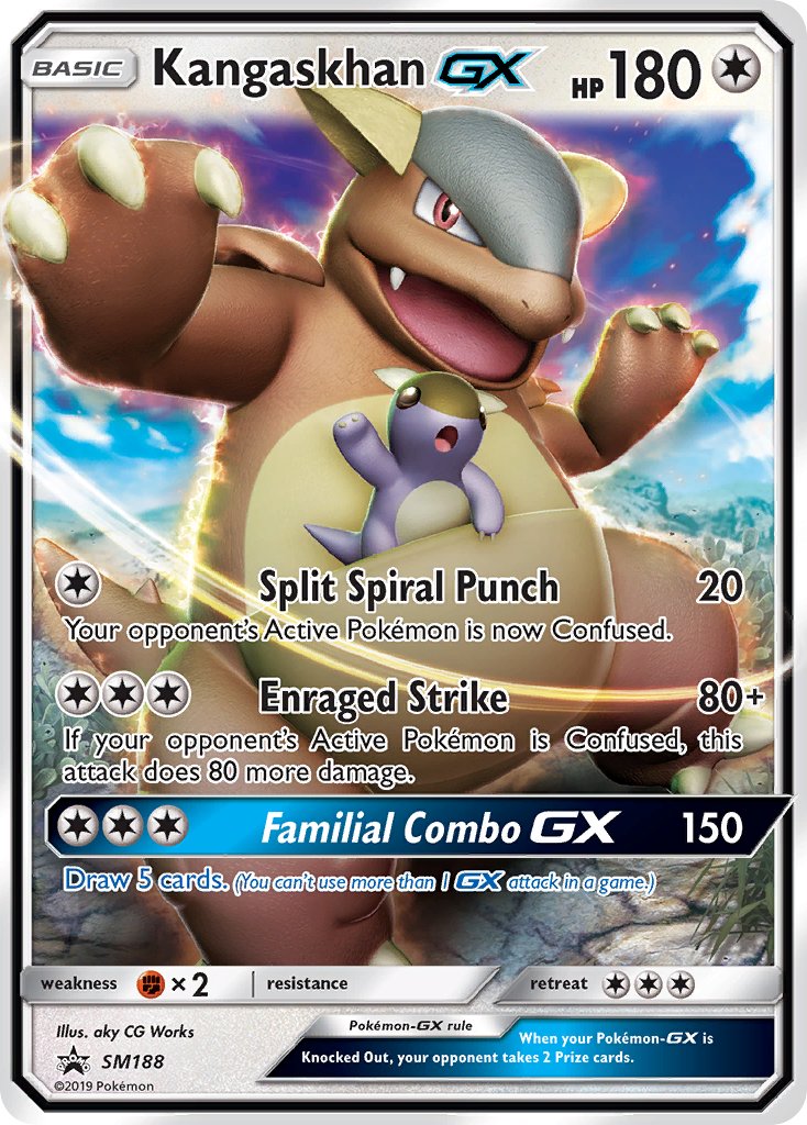 Kangaskhan GX (SM188) [Sun & Moon: Black Star Promos] | Dumpster Cat Games