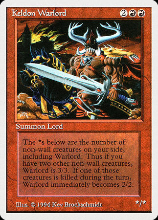 Keldon Warlord [Summer Magic / Edgar] | Dumpster Cat Games