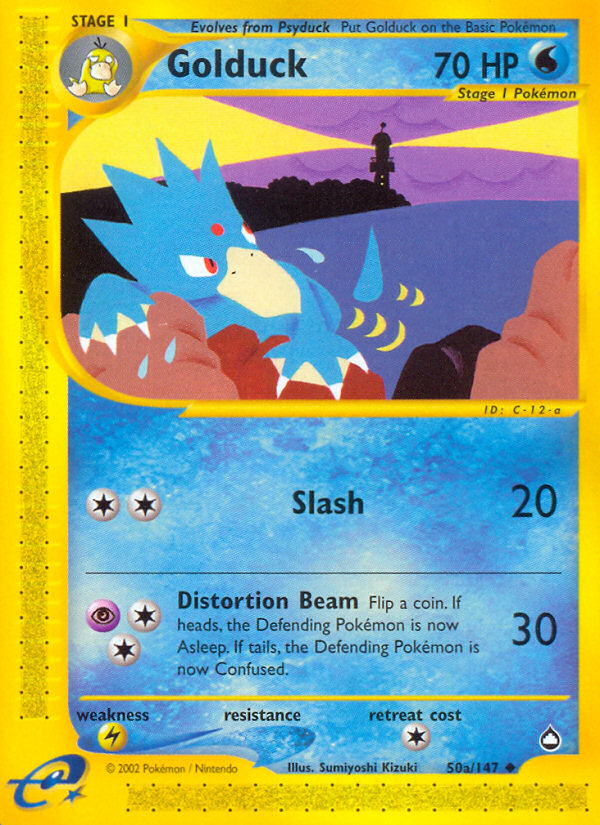 Golduck (50a/147) [Aquapolis] | Dumpster Cat Games