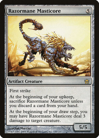 Razormane Masticore [Fifth Dawn] | Dumpster Cat Games