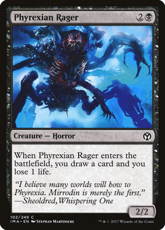 Phyrexian Rager [Iconic Masters] | Dumpster Cat Games