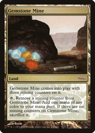 Gemstone Mine [Judge Gift Cards 2005] | Dumpster Cat Games