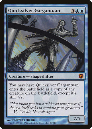 Quicksilver Gargantuan [Scars of Mirrodin] | Dumpster Cat Games