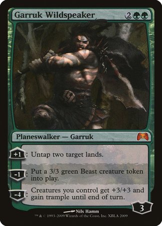 Garruk Wildspeaker [Duels of the Planeswalkers 2009 Promos ] | Dumpster Cat Games