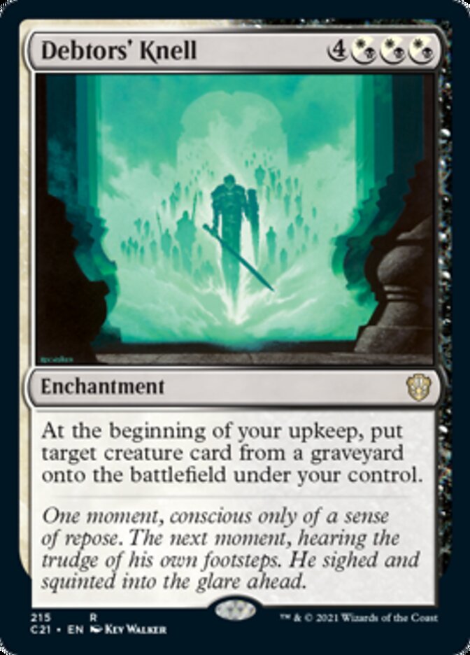 Debtors' Knell [Commander 2021] | Dumpster Cat Games