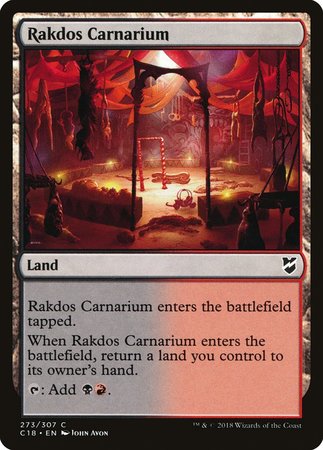 Rakdos Carnarium [Commander 2018] | Dumpster Cat Games