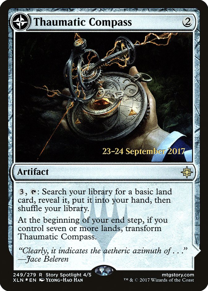 Thaumatic Compass // Spires of Orazca  [Ixalan Prerelease Promos] | Dumpster Cat Games