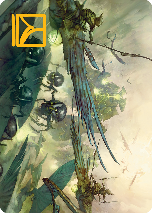 Invasion of Pyrulea Art Card (Gold-Stamped Signature) [March of the Machine Art Series] | Dumpster Cat Games