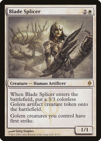 Blade Splicer [New Phyrexia] | Dumpster Cat Games