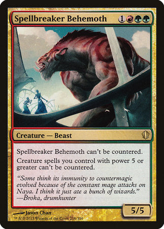 Spellbreaker Behemoth [Commander 2013] | Dumpster Cat Games
