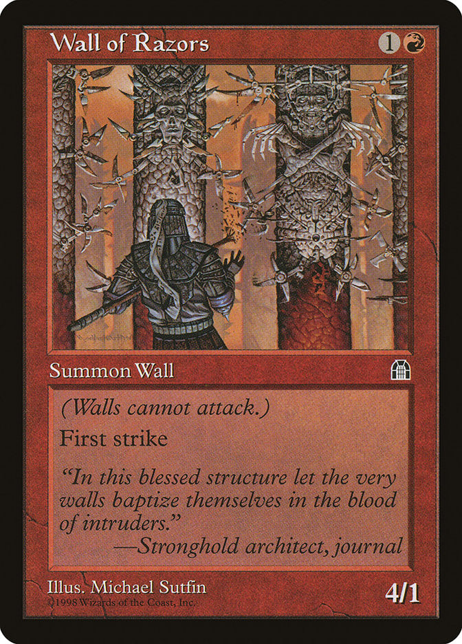 Wall of Razors [Stronghold] | Dumpster Cat Games
