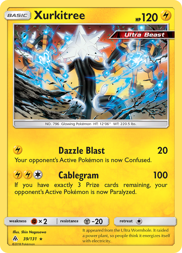 Xurkitree (39/131) [Sun & Moon: Forbidden Light] | Dumpster Cat Games