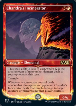 Chandra's Incinerator (Showcase) [Core Set 2021] | Dumpster Cat Games
