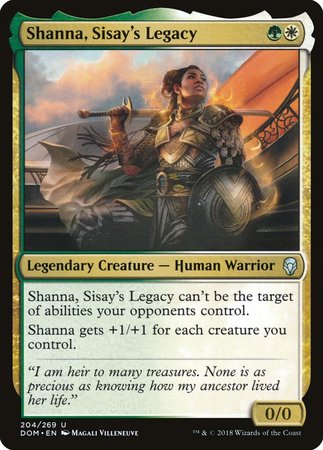 Shanna, Sisay's Legacy [Dominaria] | Dumpster Cat Games