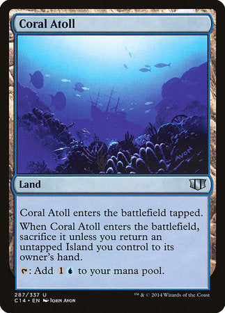 Coral Atoll [Commander 2014] | Dumpster Cat Games