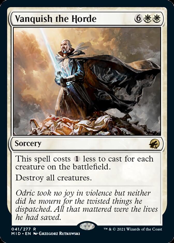 Vanquish the Horde [Innistrad: Midnight Hunt] | Dumpster Cat Games