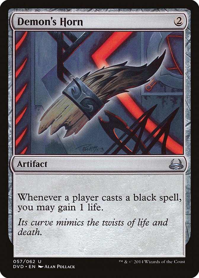 Demon's Horn (Divine vs. Demonic) [Duel Decks Anthology] | Dumpster Cat Games