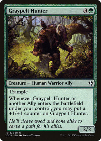 Graypelt Hunter [Duel Decks: Zendikar vs. Eldrazi] | Dumpster Cat Games