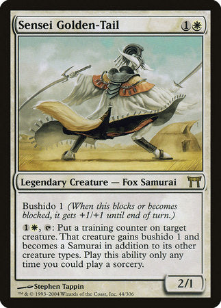 Sensei Golden-Tail [Champions of Kamigawa] | Dumpster Cat Games