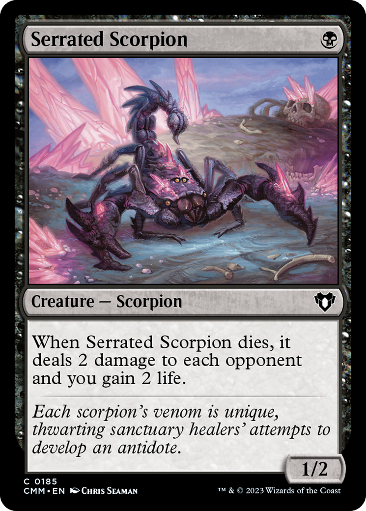 Serrated Scorpion [Commander Masters] | Dumpster Cat Games