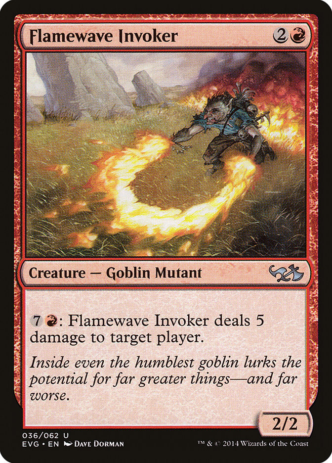 Flamewave Invoker (Elves vs. Goblins) [Duel Decks Anthology] | Dumpster Cat Games