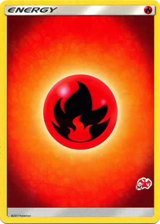 Fire Energy (Charizard Stamp #32) [Battle Academy 2020] | Dumpster Cat Games