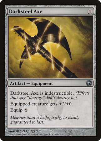 Darksteel Axe [Scars of Mirrodin] | Dumpster Cat Games