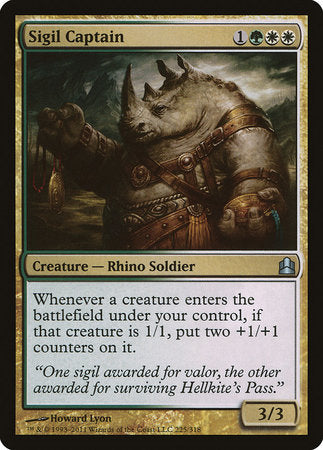 Sigil Captain [Commander 2011] | Dumpster Cat Games