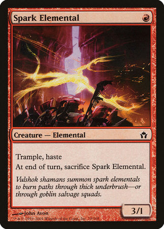 Spark Elemental [Fifth Dawn] | Dumpster Cat Games
