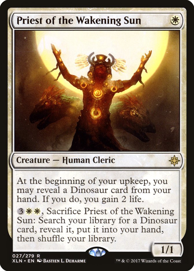 Priest of the Wakening Sun [Ixalan] | Dumpster Cat Games