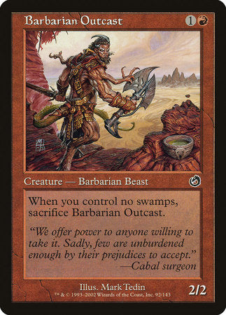 Barbarian Outcast [Torment] | Dumpster Cat Games