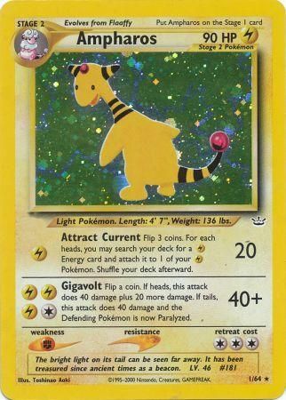 Ampharos (1/64) [Neo Revelation Unlimited] | Dumpster Cat Games