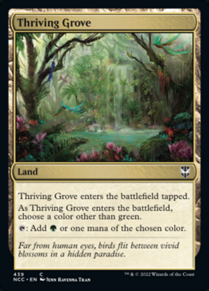 Thriving Grove [Streets of New Capenna Commander] | Dumpster Cat Games
