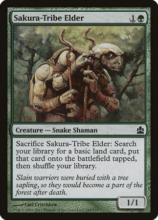 Sakura-Tribe Elder [Commander 2011] | Dumpster Cat Games