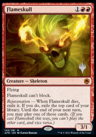 Flameskull (Promo Pack) [Dungeons & Dragons: Adventures in the Forgotten Realms Promos] | Dumpster Cat Games